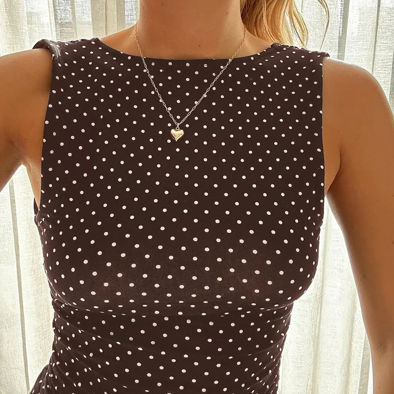 Wearonic.™ Lara Polka Dotted Dress