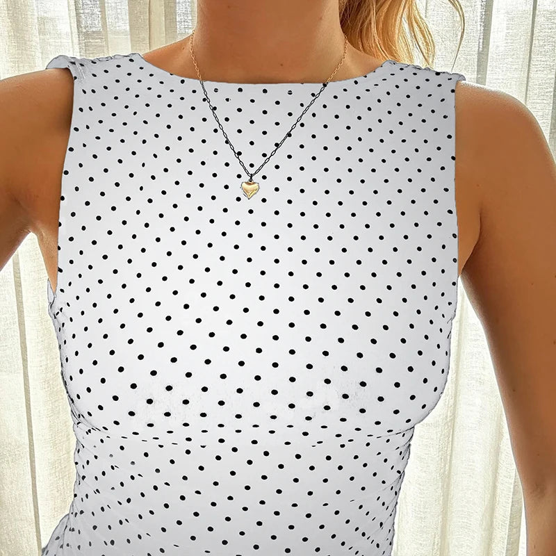 Wearonic.™ Lara Polka Dotted Dress