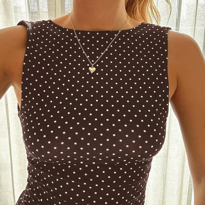 Wearonic.™ Lara Polka Dotted Dress